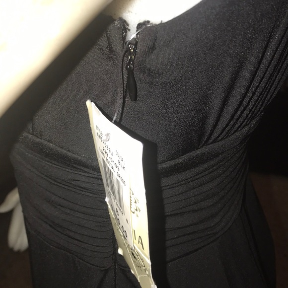 NWT Sangria black long social dress size 8 - Picture 7 of 11